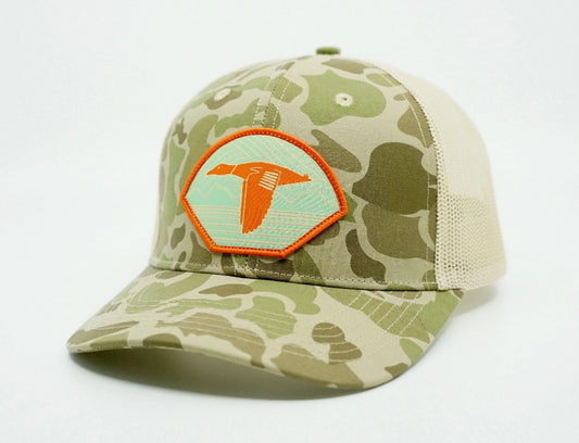 Drake retro Camo trucker hat