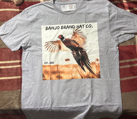 Banjo Brand Camo Pheasant XL T shirt