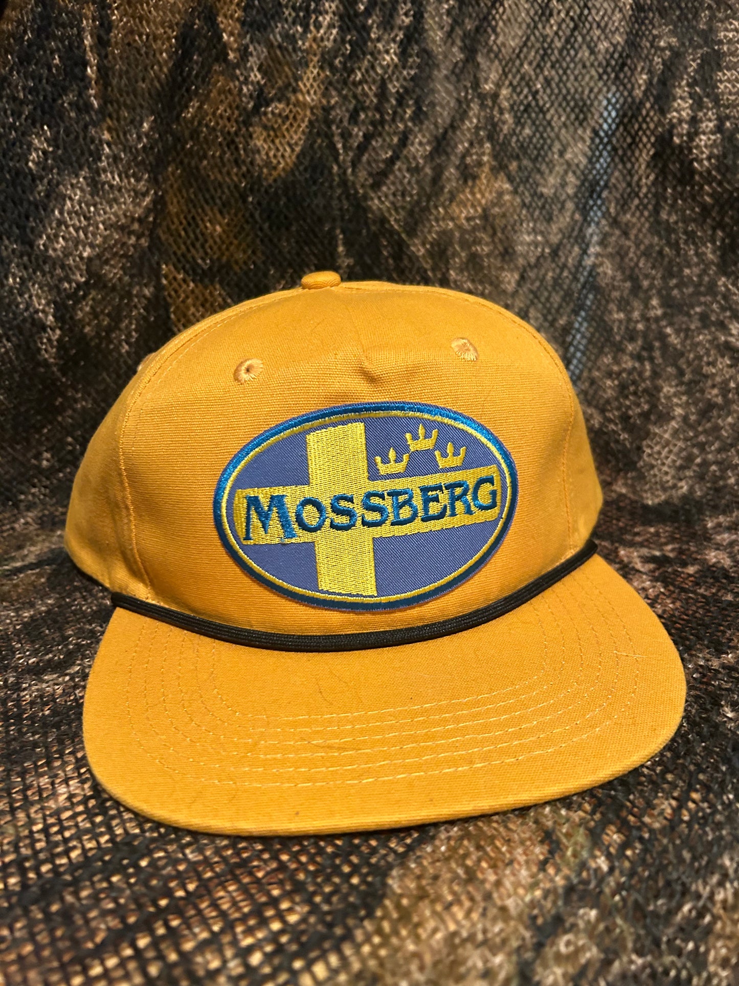 Mossberg yellow SnapBack hat