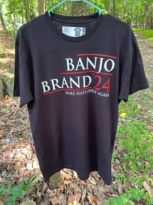 Banjo Brand black 24 presidential T-Shirt