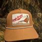 Banjo Brand Pheasant performance orange SnapBack hat