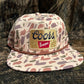 Coors wheat Camo SnapBack hat