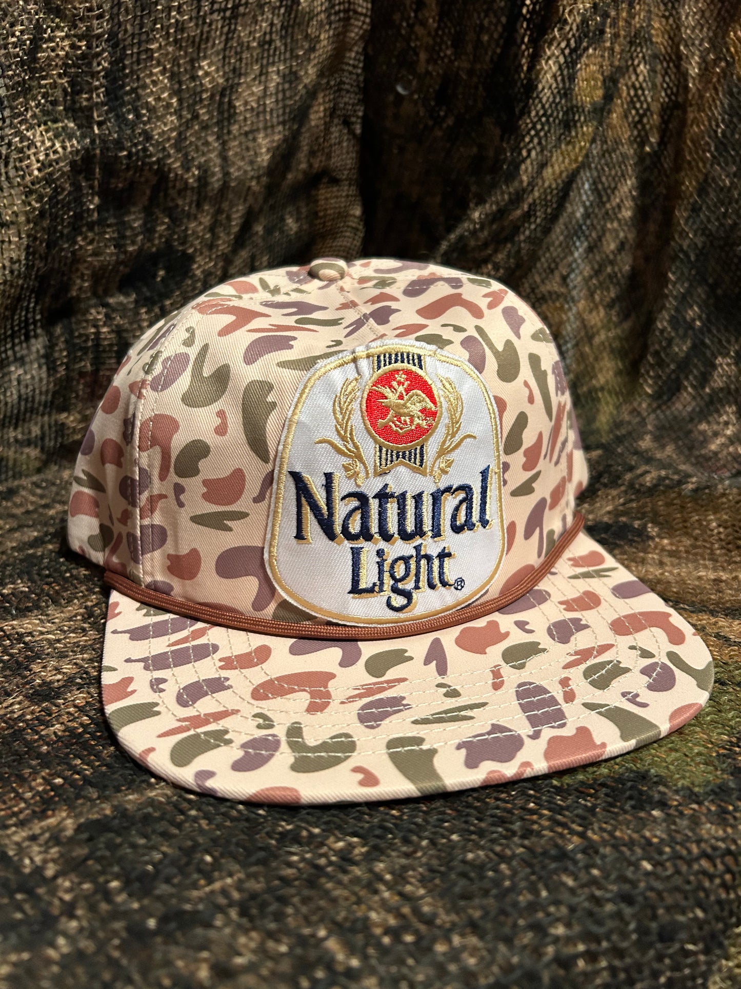 Natural Light Camo SnapBack hat