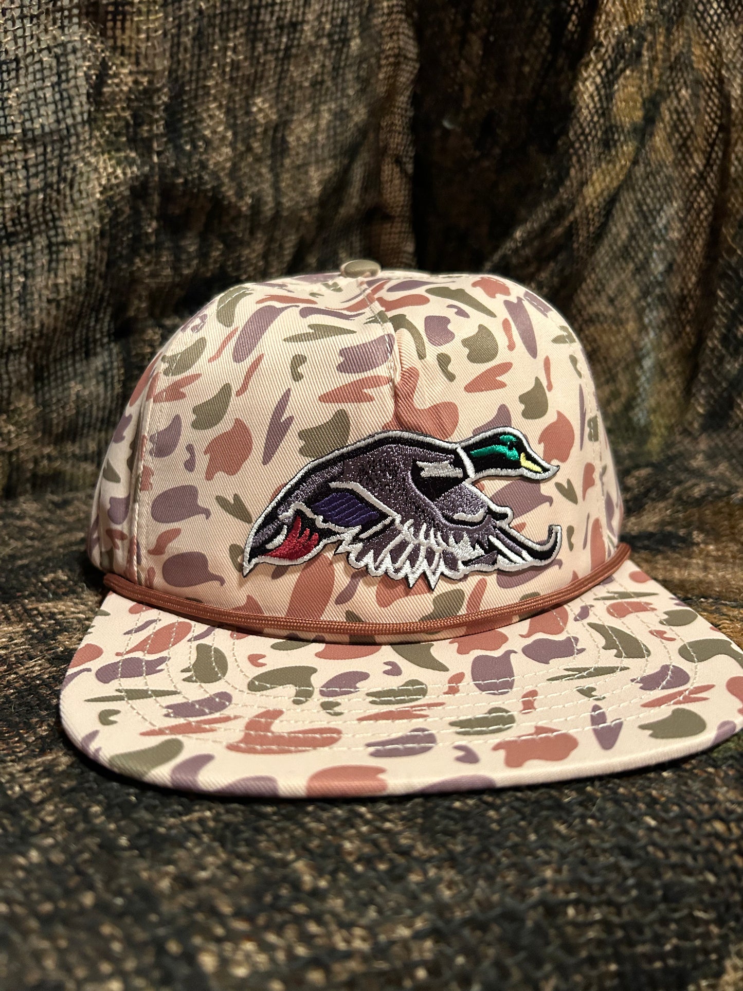 Mallard duck wheat Camo SnapBack hat