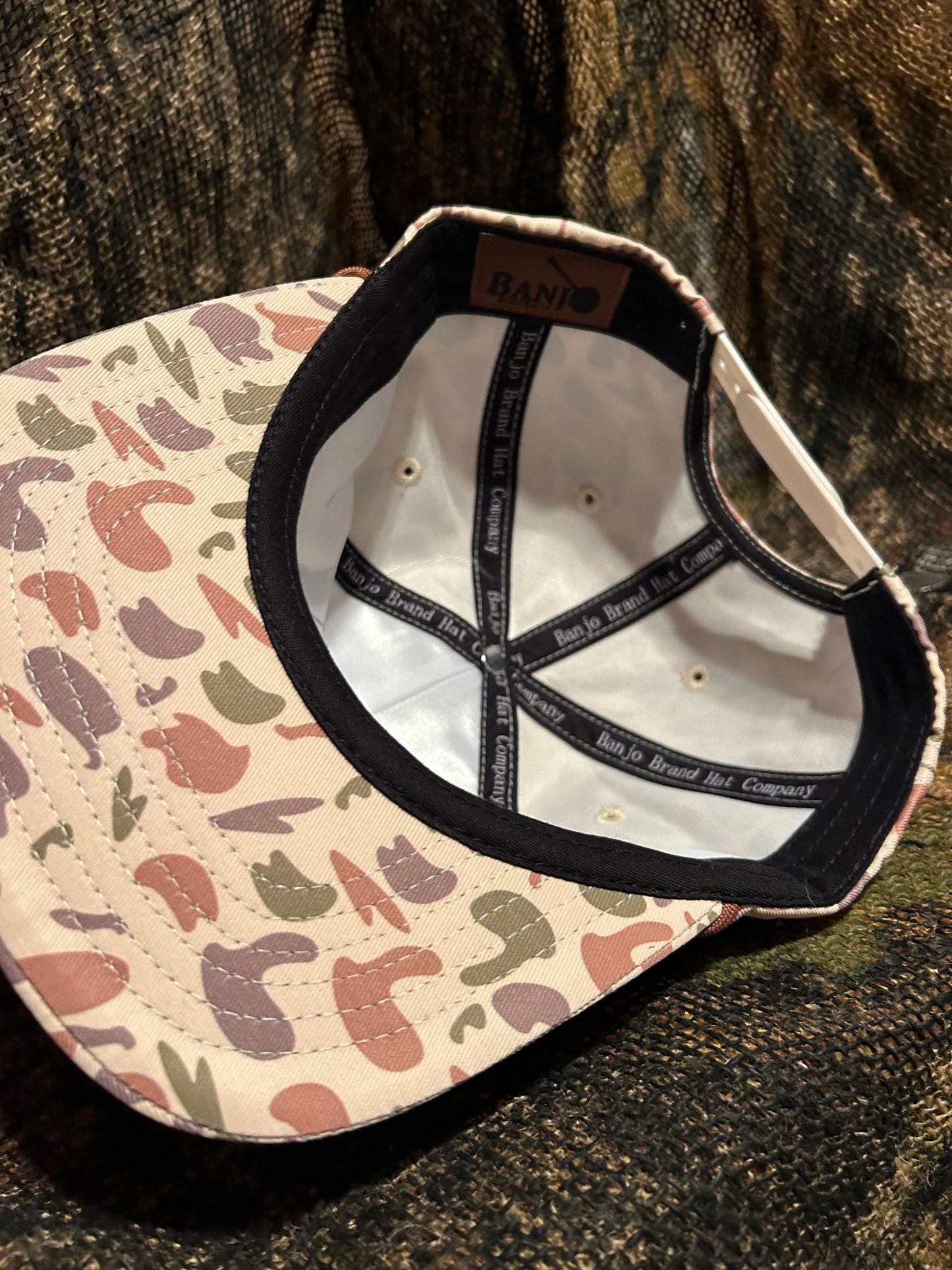 Miller Lite wheat Camo SnapBack hat