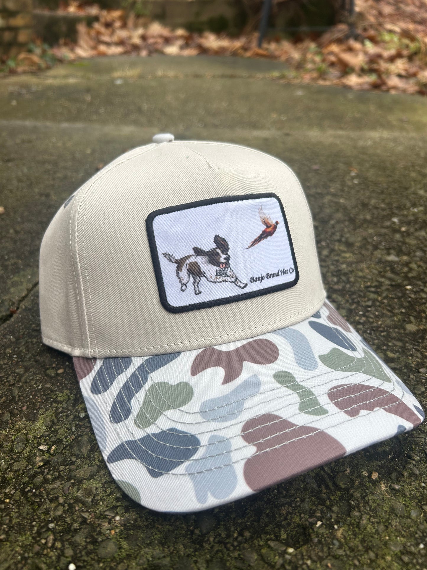 Banjo brand Springer Camo/Tan SnapBack hat