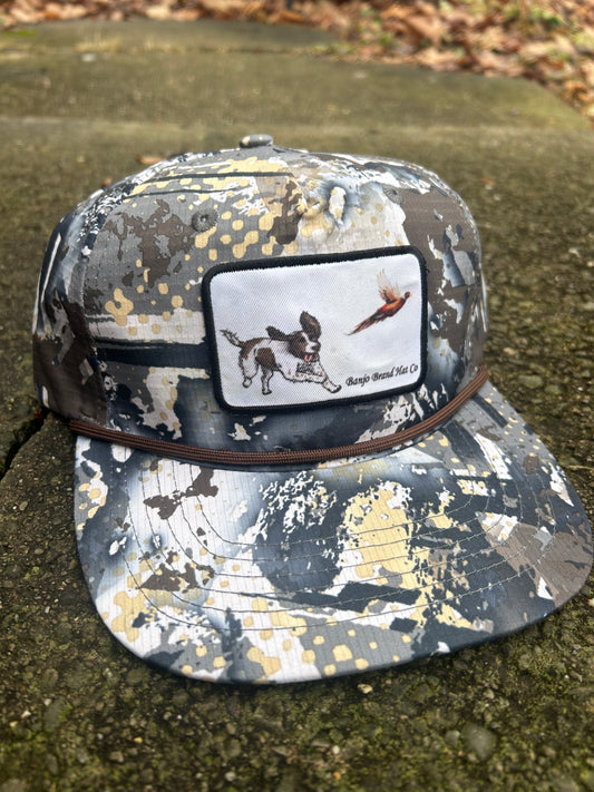 Banjo brand Springer Camo SnapBack hat