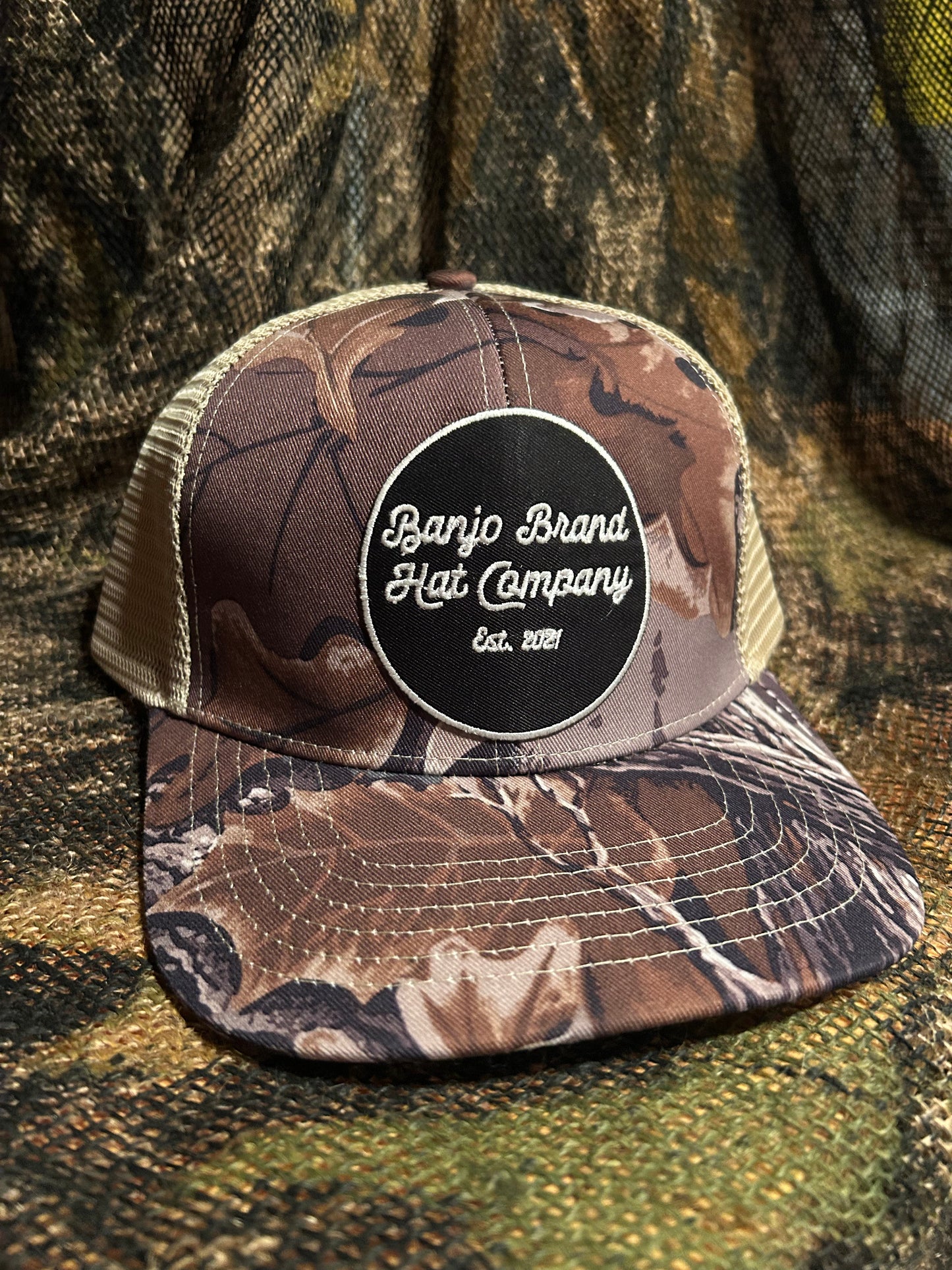 Banjo Brand hat co realtree camo SnapBack hat