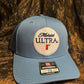 Michelob Ultra baby blue Richardson 112 trucker hat