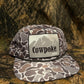 Cowpoke Smokeshow Camo ropebrim SnapBack hat