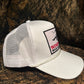 Winchester rifles & shotguns all white trucker hat