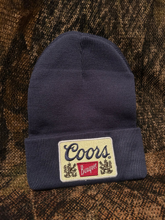 Coors Banquet Blue Beanie