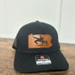 PA Wrestling leather - Black Richardson 112 trucker hat