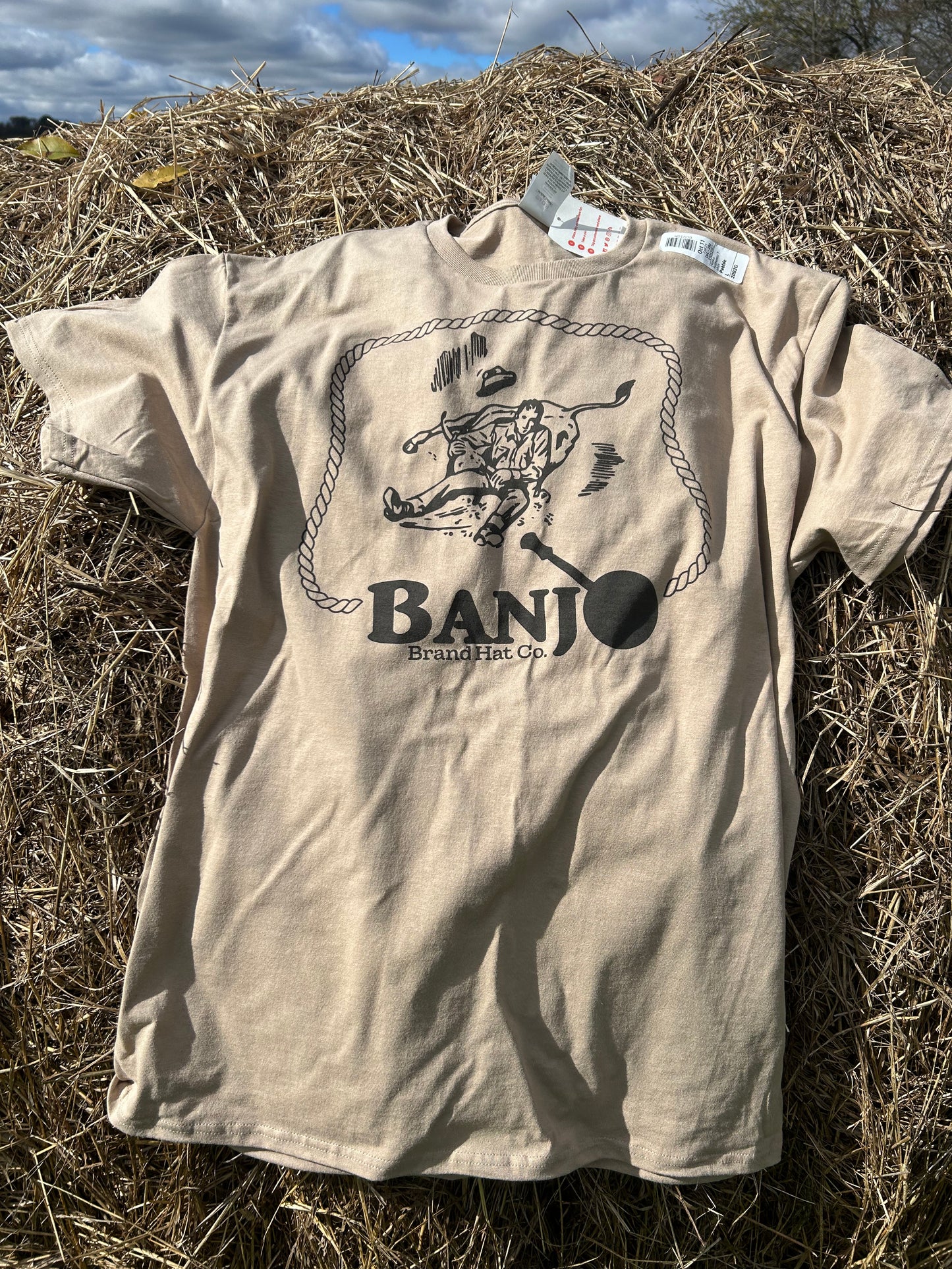 Banjo Brand gray bull fighter T-Shirt