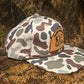 Ducks Unlimited retro Camo ropebrim SnapBack hat