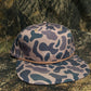 Retro Camo ropebrim SnapBack hat