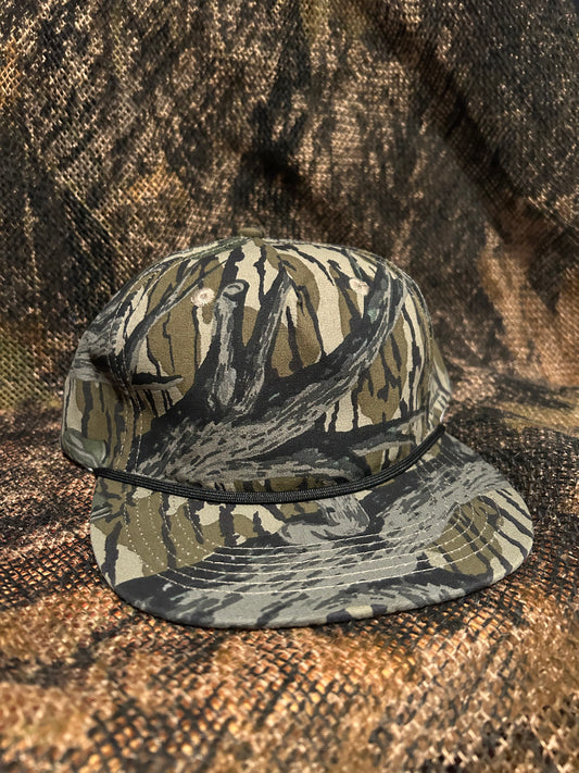 Mossy oak treestand Camo ropebrim SnapBack hat