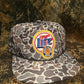 Miller lite patch on a Smokeshow ropebrim SnapBack hat