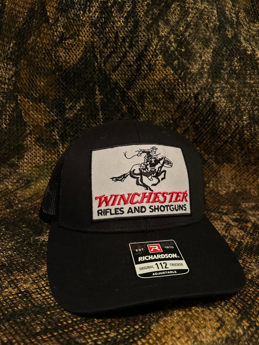 Winchester Rifles And shotguns Richardson 112 Black Trucker Hat