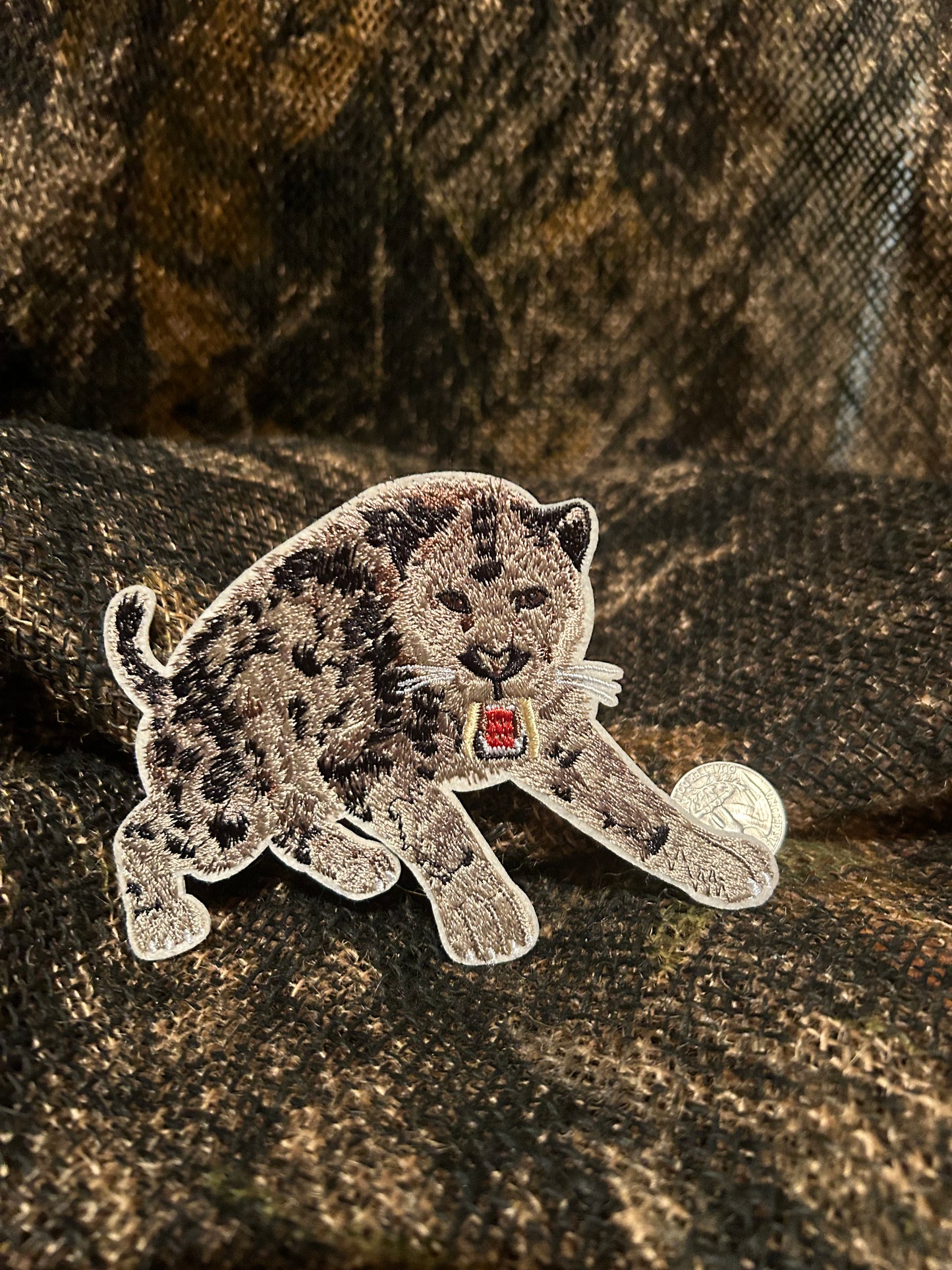 Saber tooth tiger patch