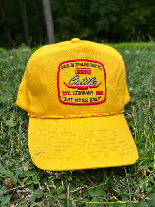 Banjo brand cattle co yellow hat