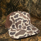 Vintage dark Camo trucker hat