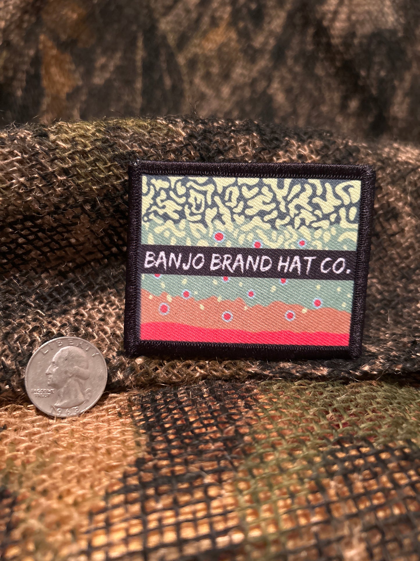 Banjo Brand Brooke Trout patch