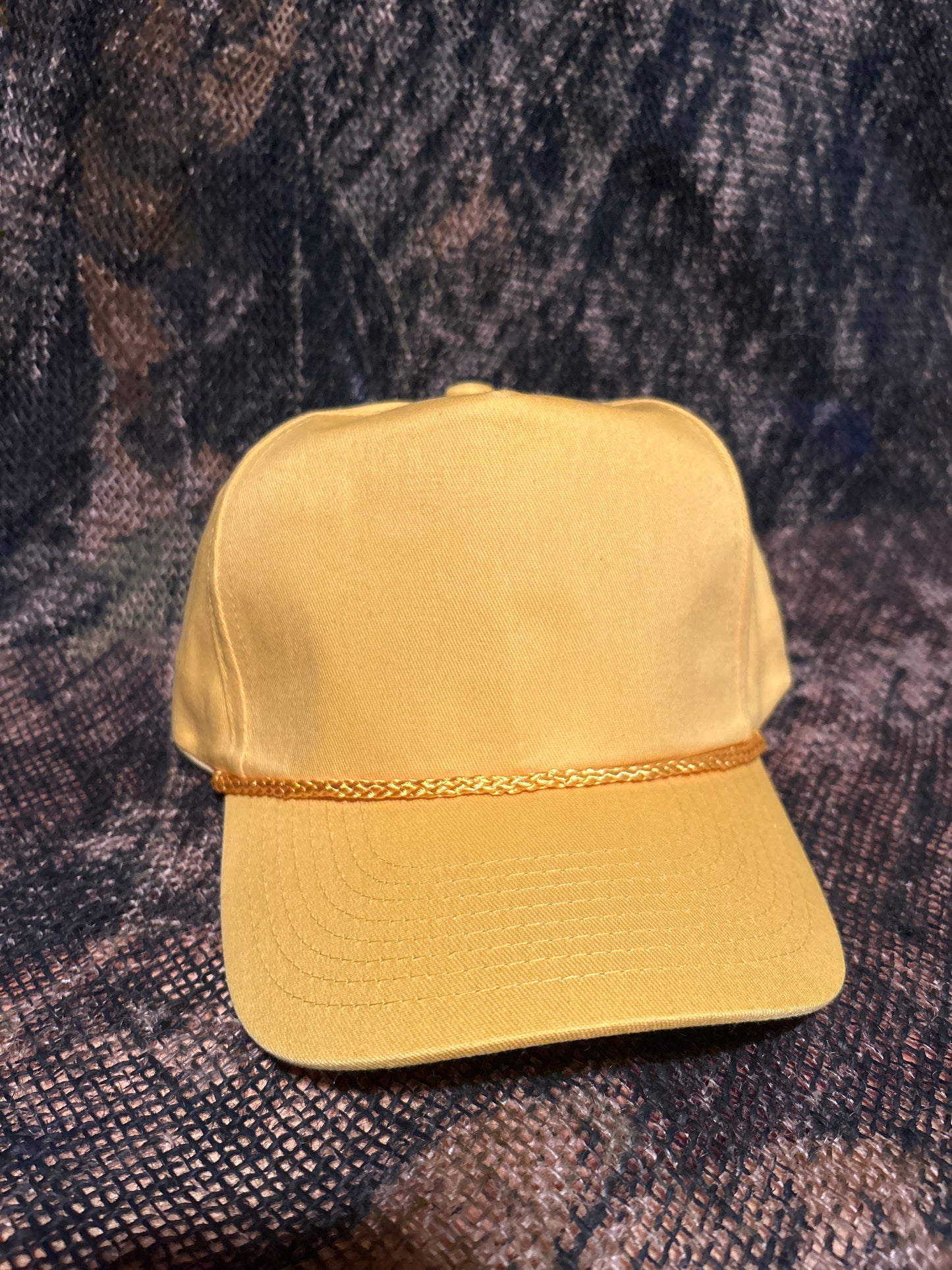 Yellow Rope Brim Snapback