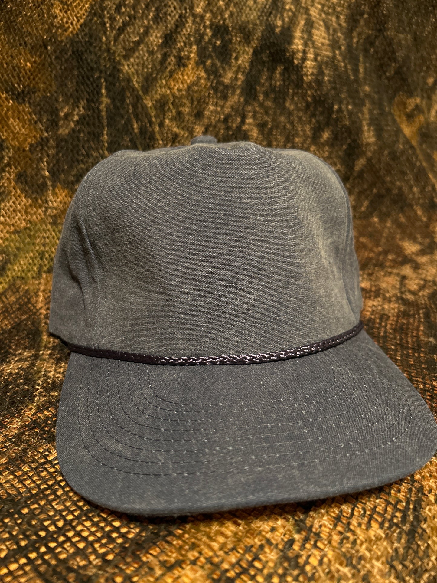 Pigment Dyed Navy Blue Snapback