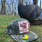 Banjo Brand Turkey hunting Mossy Oak ropebrim SnapBack hat