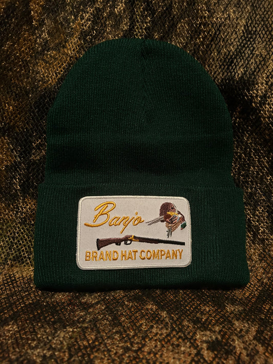 Banjo Brand hat Co. Upland patch on your choice of Beanie